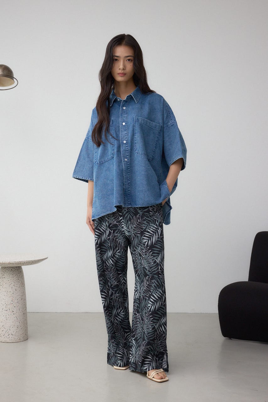 AZUL BY MOUSSY | C/T冷感イージーワイドパンツ (パンツ ) |SHEL
