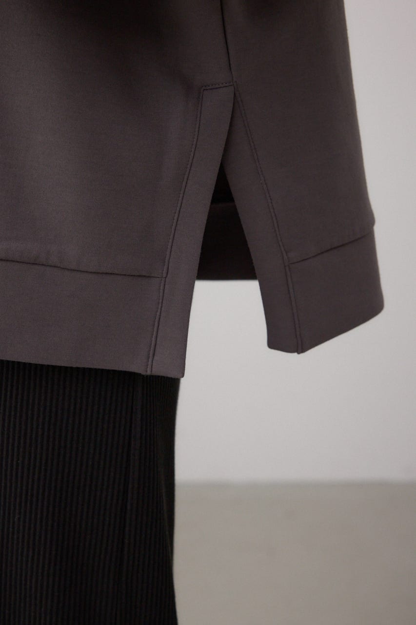 【SET】ハーフジップスウェットワンピース BLK S