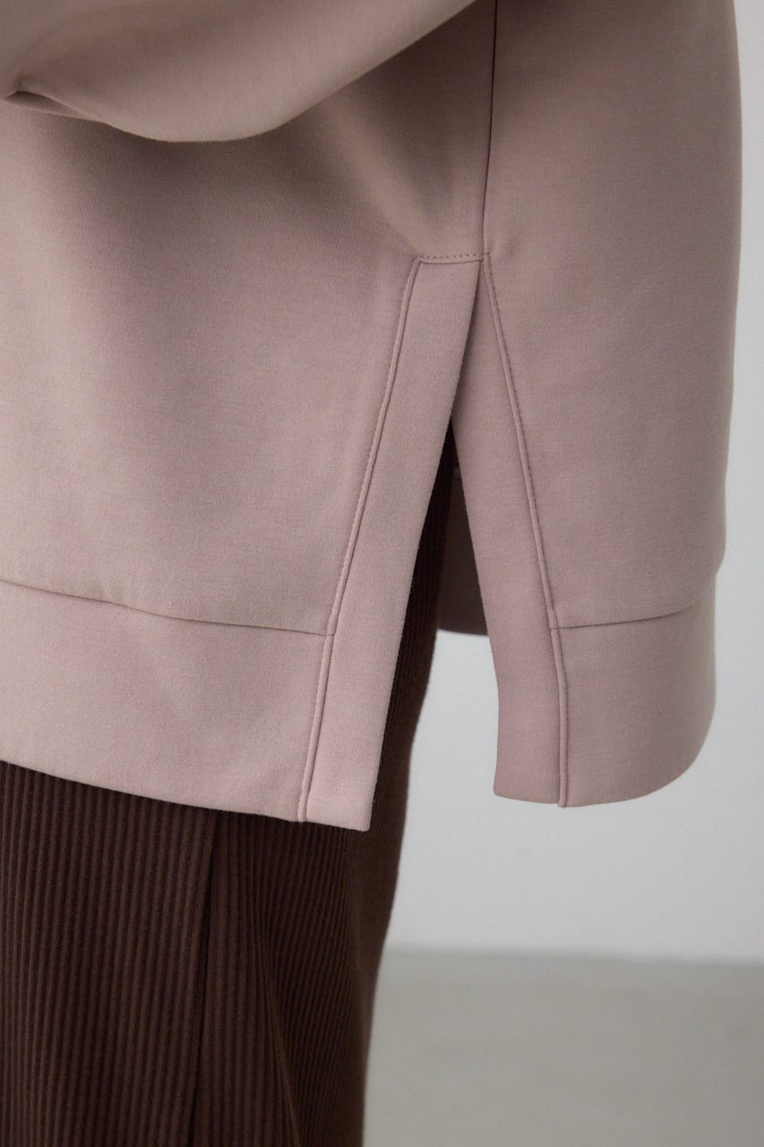 【SET】ハーフジップスウェットワンピース BRN S