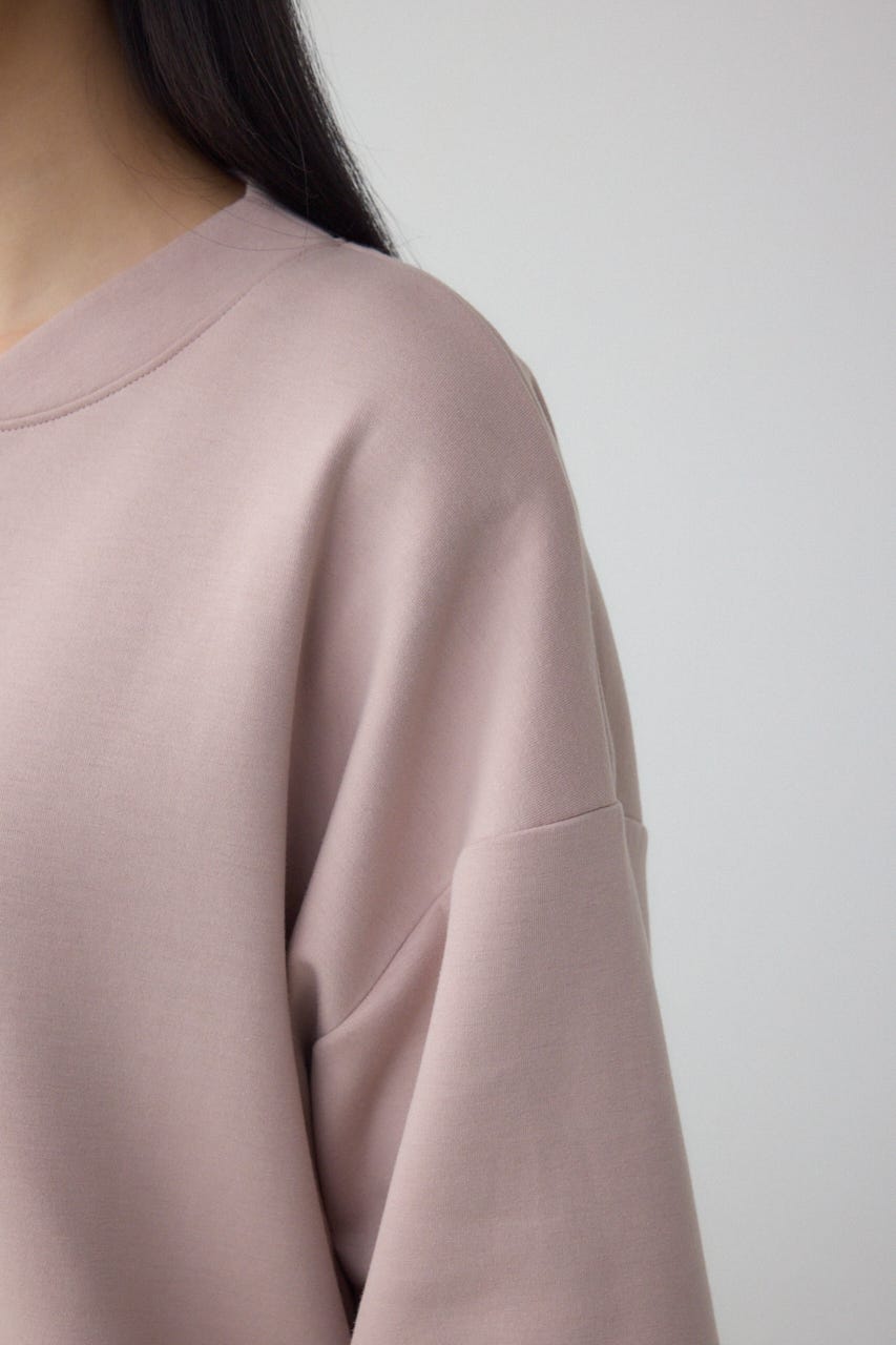 【SET】ハーフジップスウェットワンピース BRN S