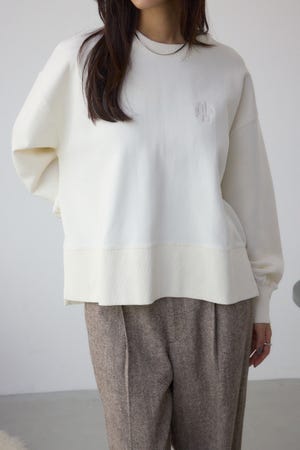 ワンポイントロゴスウェット