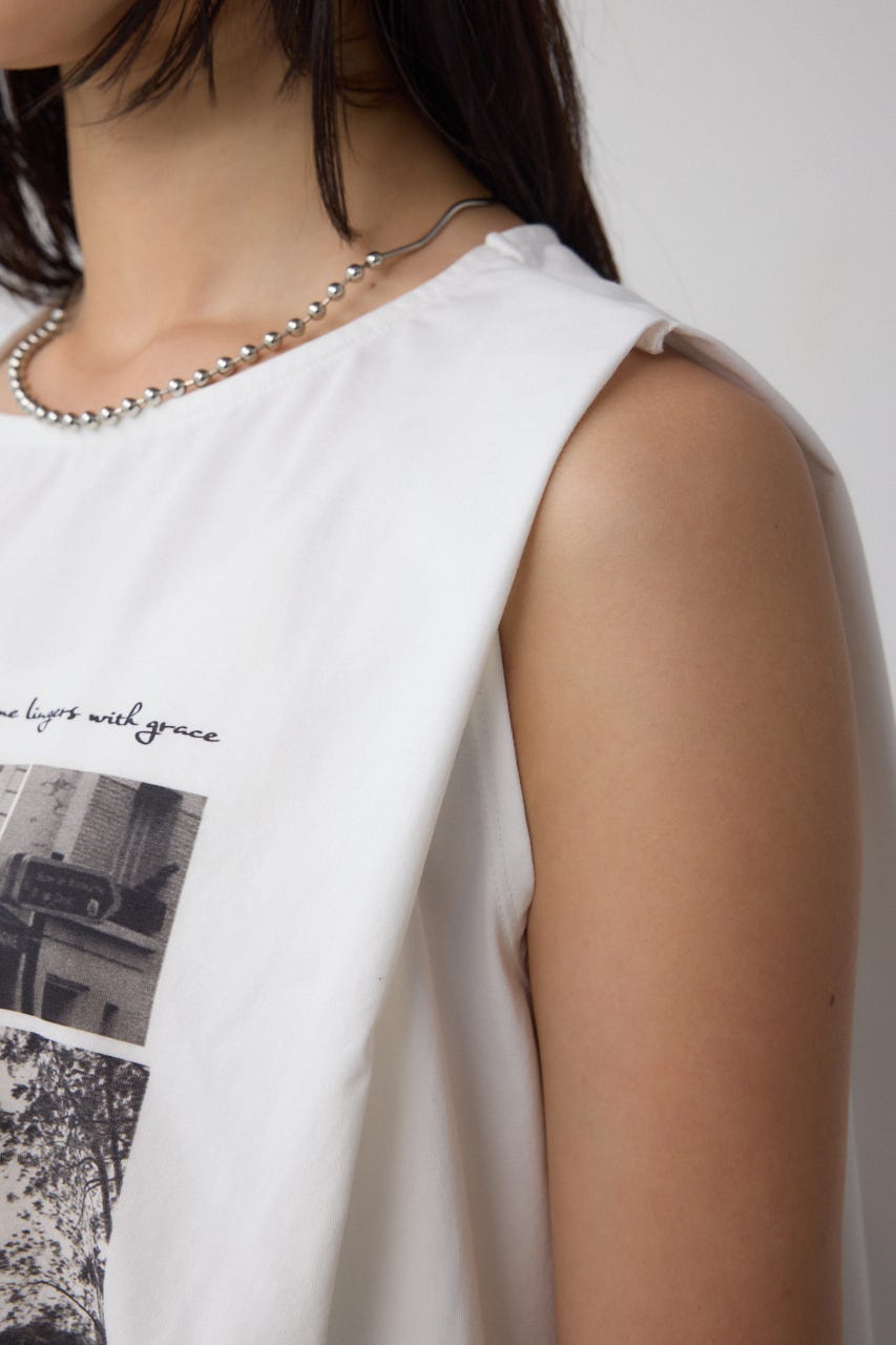 AZUL BY MOUSSY | C/T冷感フォトプリントノースリーブTシャツ