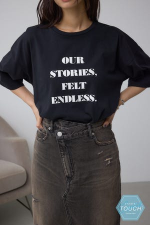 C/T冷感ラウンドヘムTシャツ