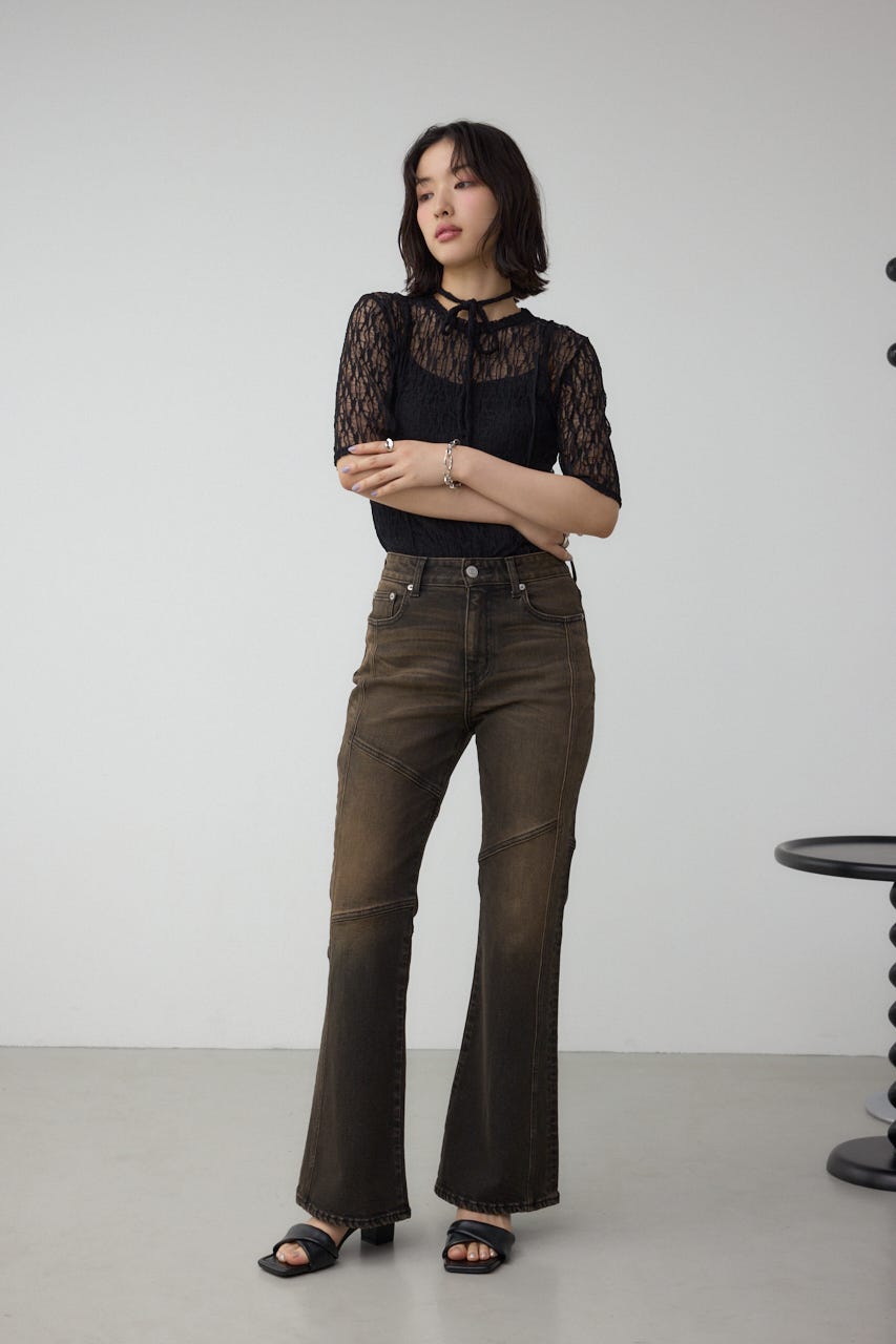 AZUL BY MOUSSY | AZUL DENIM スウィッチングフレアデニム