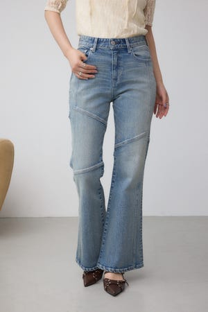 BLUEMARBLE フレアデニム AZUL BY MOUSSY | AZUL DENIM スウィッチングフレアデニム