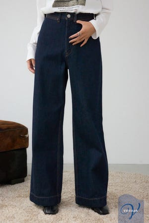 OAF /FOLD WAIST DENIM ブラック　ワイドデニム 240827_mh_0822je_5_pt_2.jpg