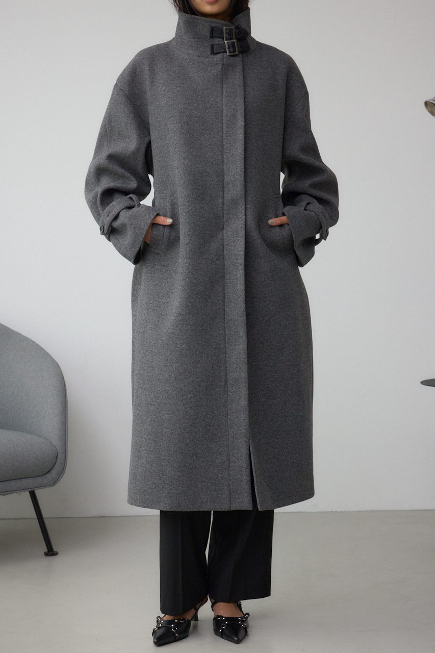 AZUL BY MOUSSY | B-HEAT スタンドカラージップロングコート