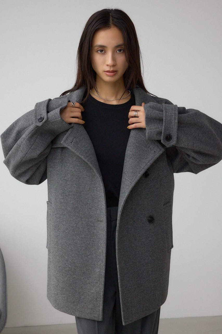 AZUL BY MOUSSY | B-HEATスタンドカラーミドルコート (コート ) |SHEL