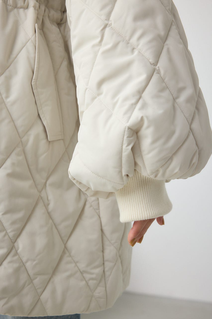 キルティング中綿ミドルコート IVOY S