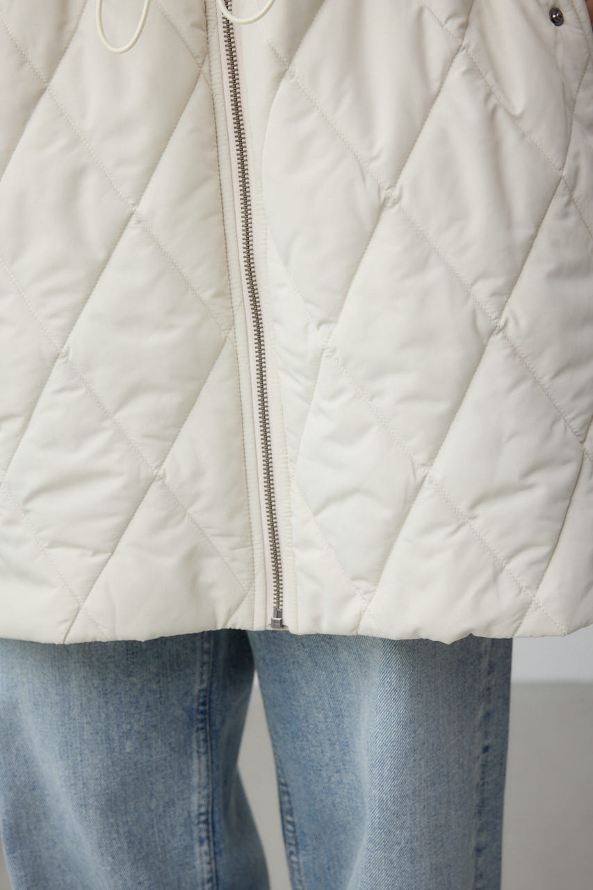 キルティング中綿ミドルコート IVOY S