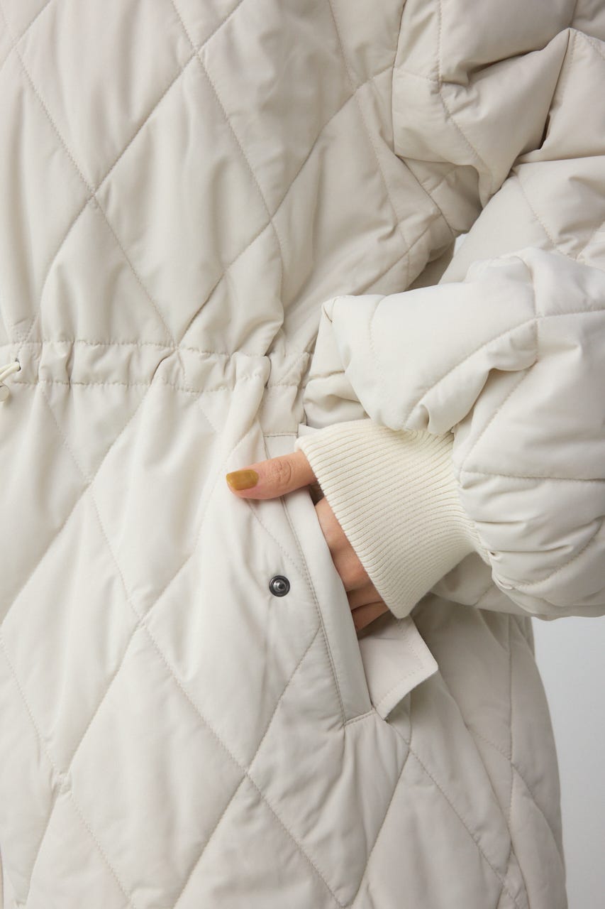 キルティング中綿ミドルコート IVOY S