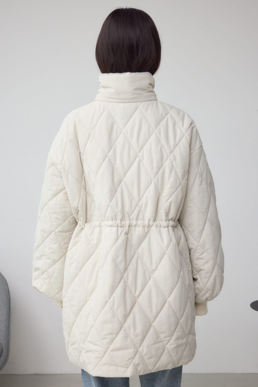 キルティング中綿ミドルコート IVOY S