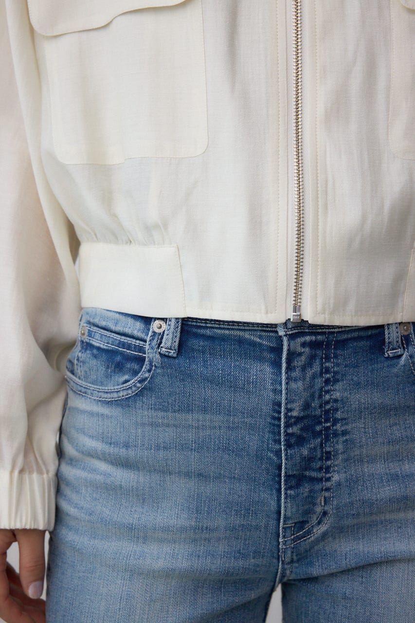 袖ギャザーショートブルゾン IVOY FREE