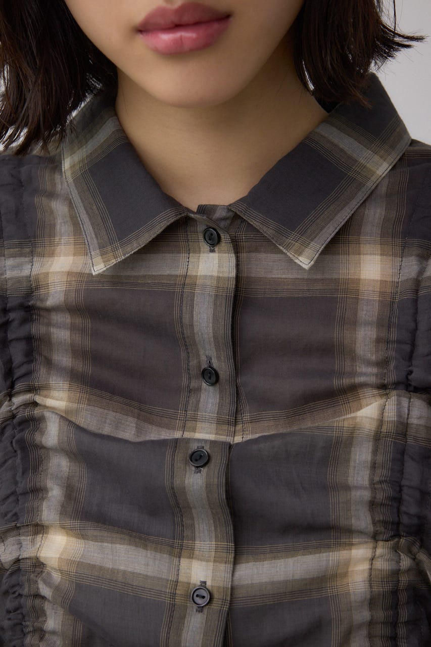 AZUL BY MOUSSY | C/T冷感 ドロストブラウス (シャツ・ブラウス