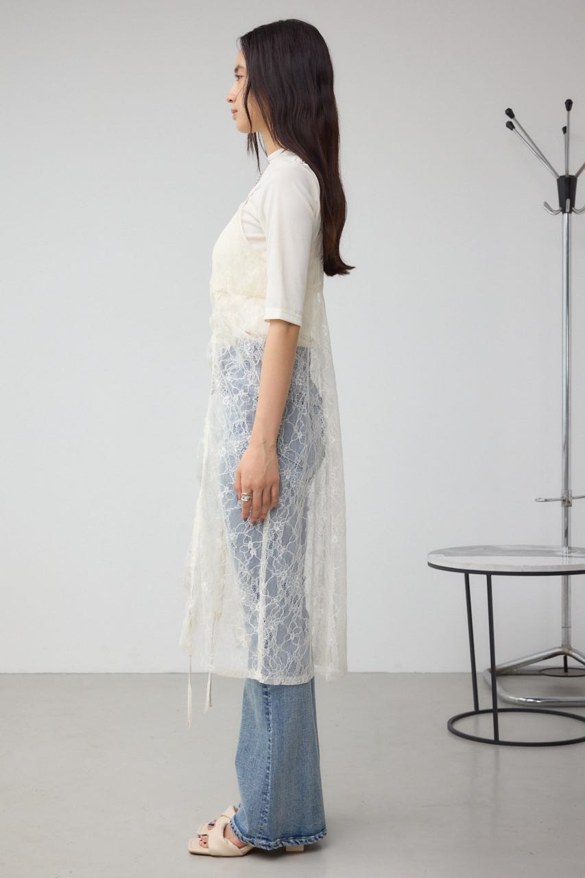インナーSET ドロストレースキャミソールトップス O/WHT FREE