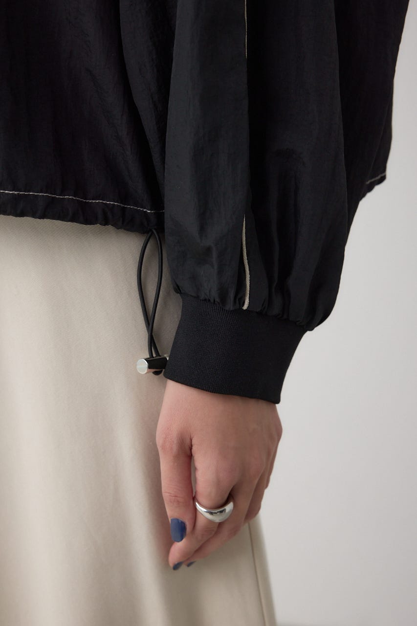 ナイロントラックラインジャケット BLK FREE