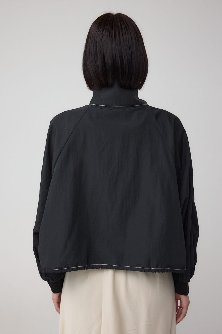 ナイロントラックラインジャケット BLK FREE