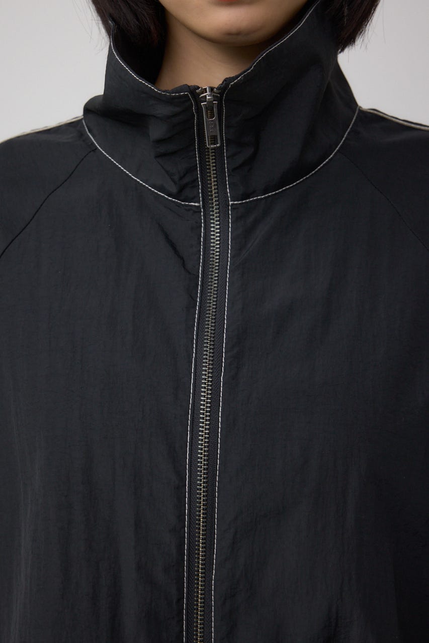 ナイロントラックラインジャケット BLK FREE