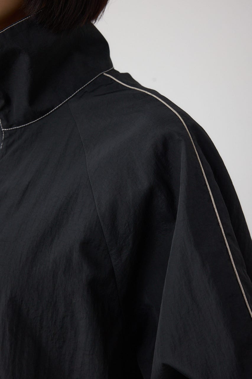 ナイロントラックラインジャケット BLK FREE