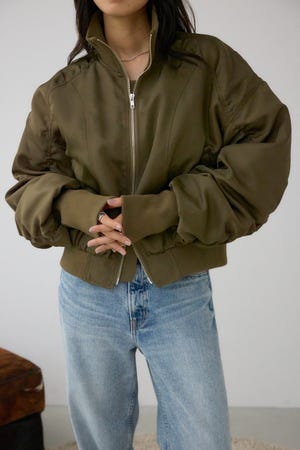 【WEB限定】ロングリブサムホールショートMA-1