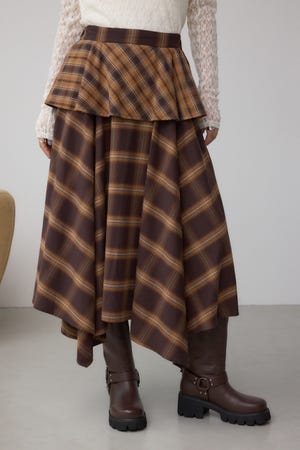 イレヘムチェックスカート