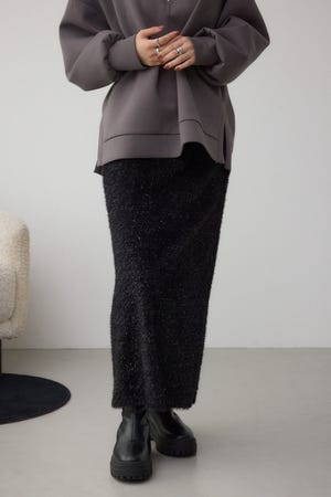 ラメシャギータイトスカート