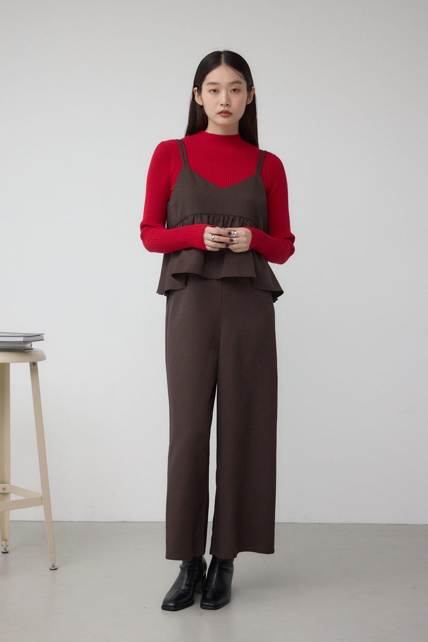 クラネ　ウールビスチェ オールインワン CLANE（クラネ）の「WOOL BUSTIER ALL IN ONE（つなぎ