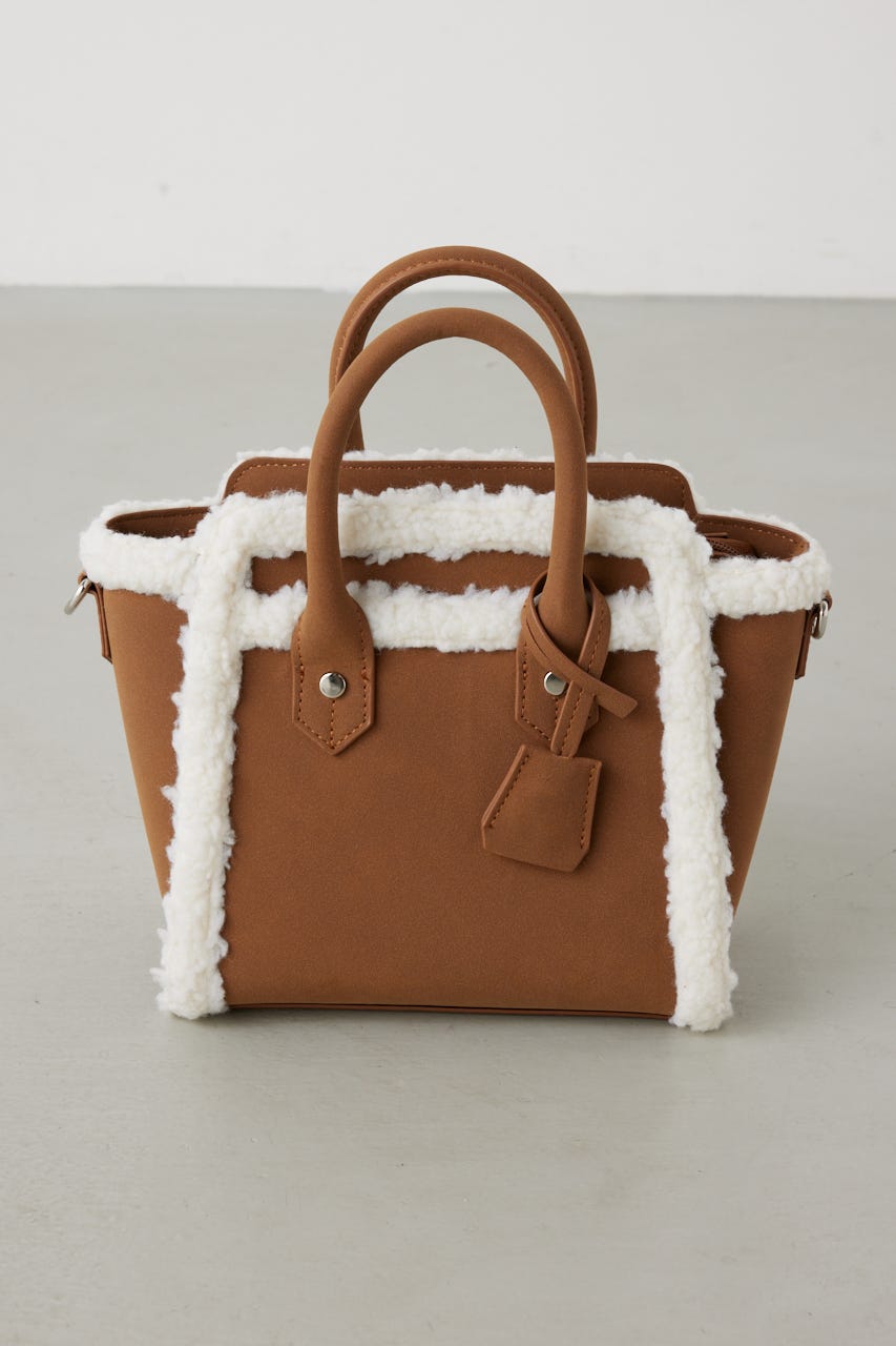 フェイクムートンハンドバッグ CAM FREE