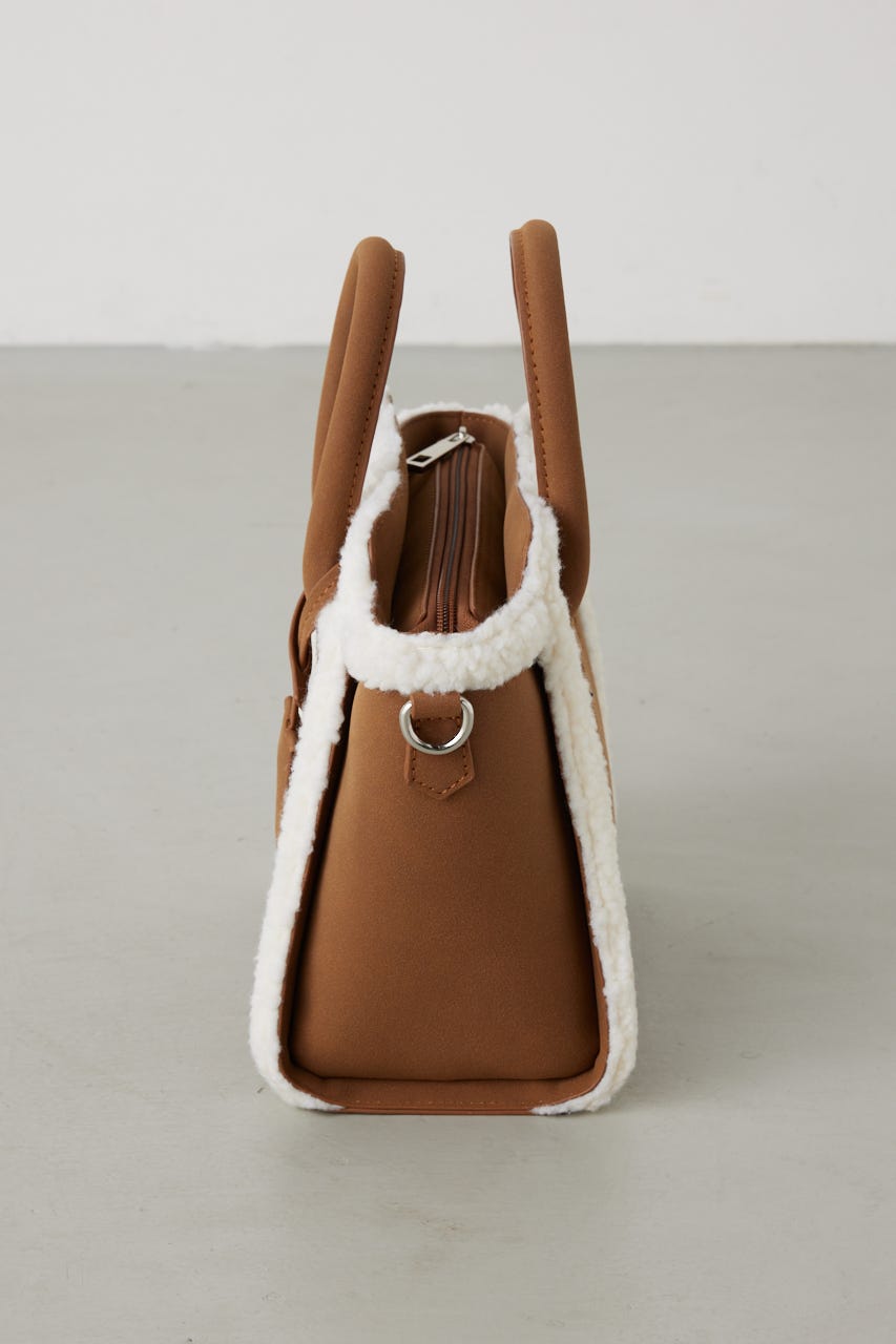 フェイクムートンハンドバッグ CAM FREE