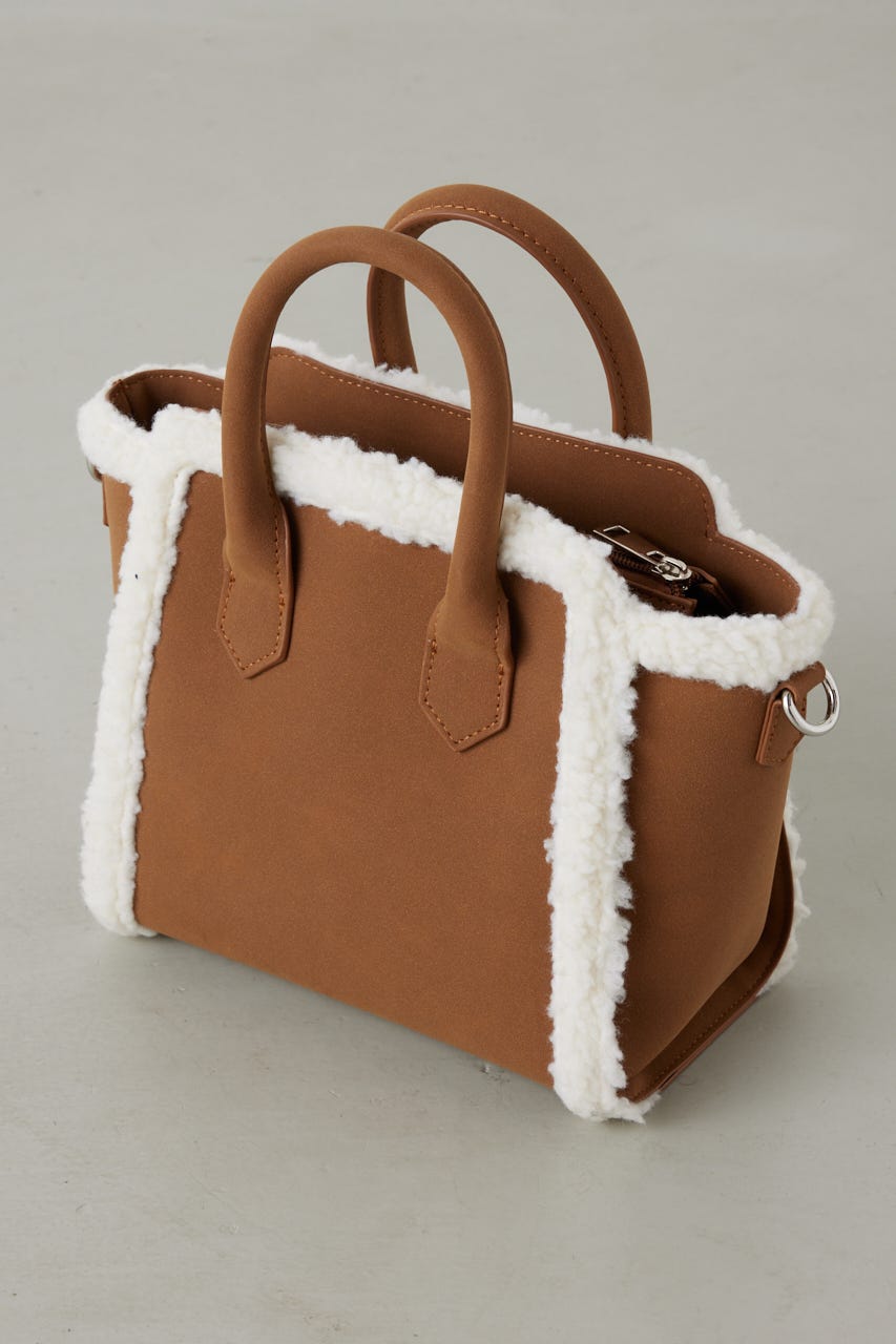 フェイクムートンハンドバッグ CAM FREE