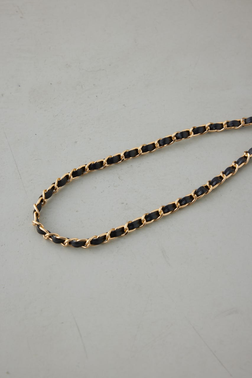 チェーン巾着ショルダーバッグ BLK FREE