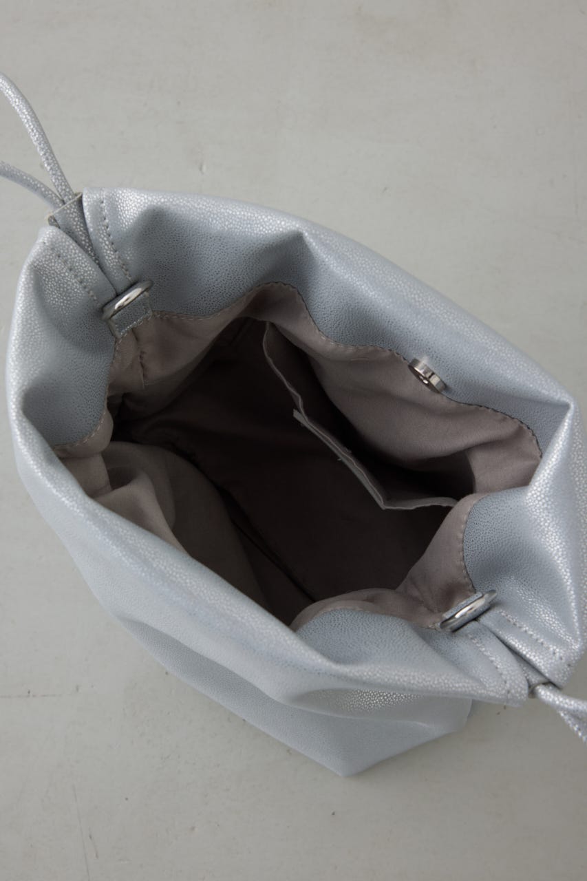 チェーン巾着ショルダーバッグ SLV FREE