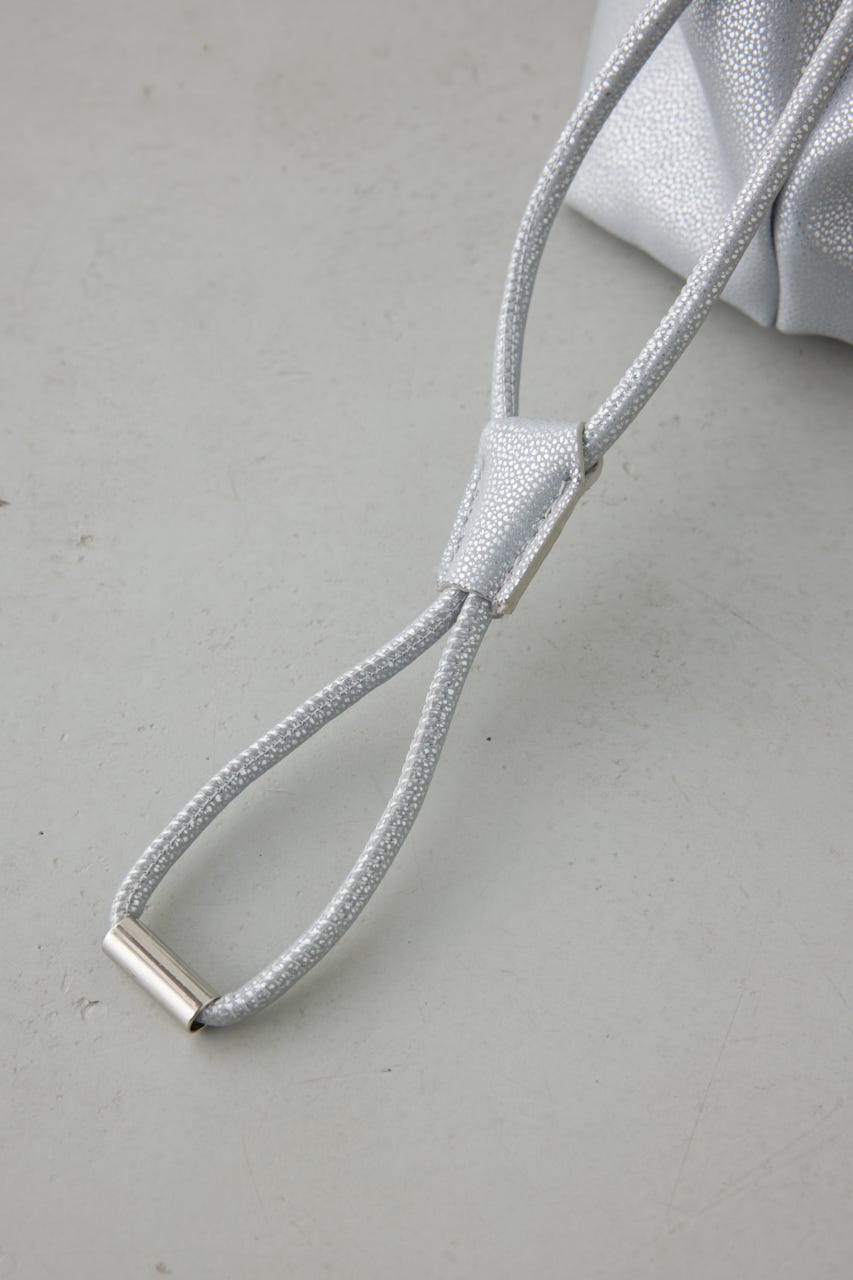 チェーン巾着ショルダーバッグ SLV FREE