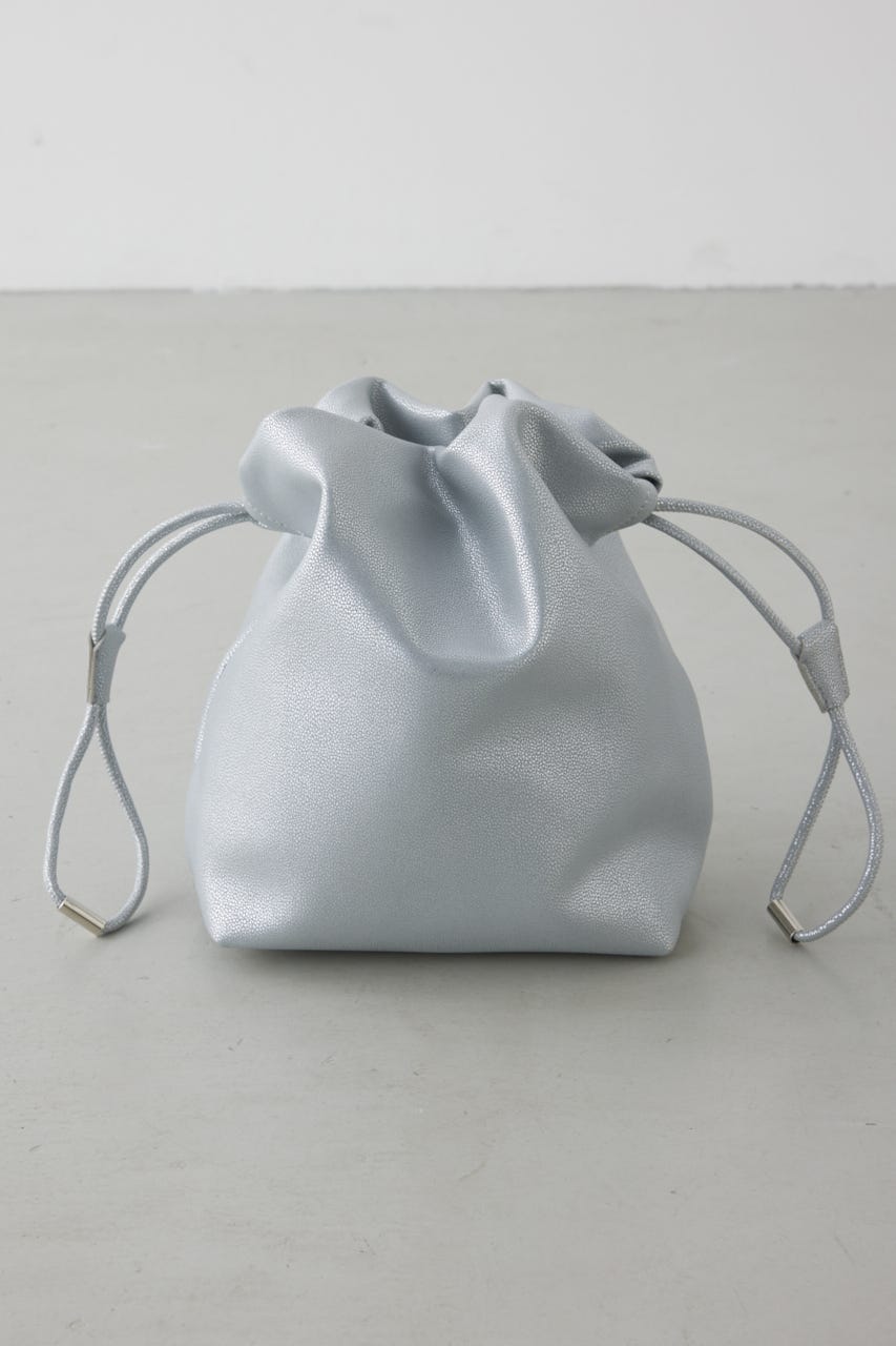 チェーン巾着ショルダーバッグ SLV FREE