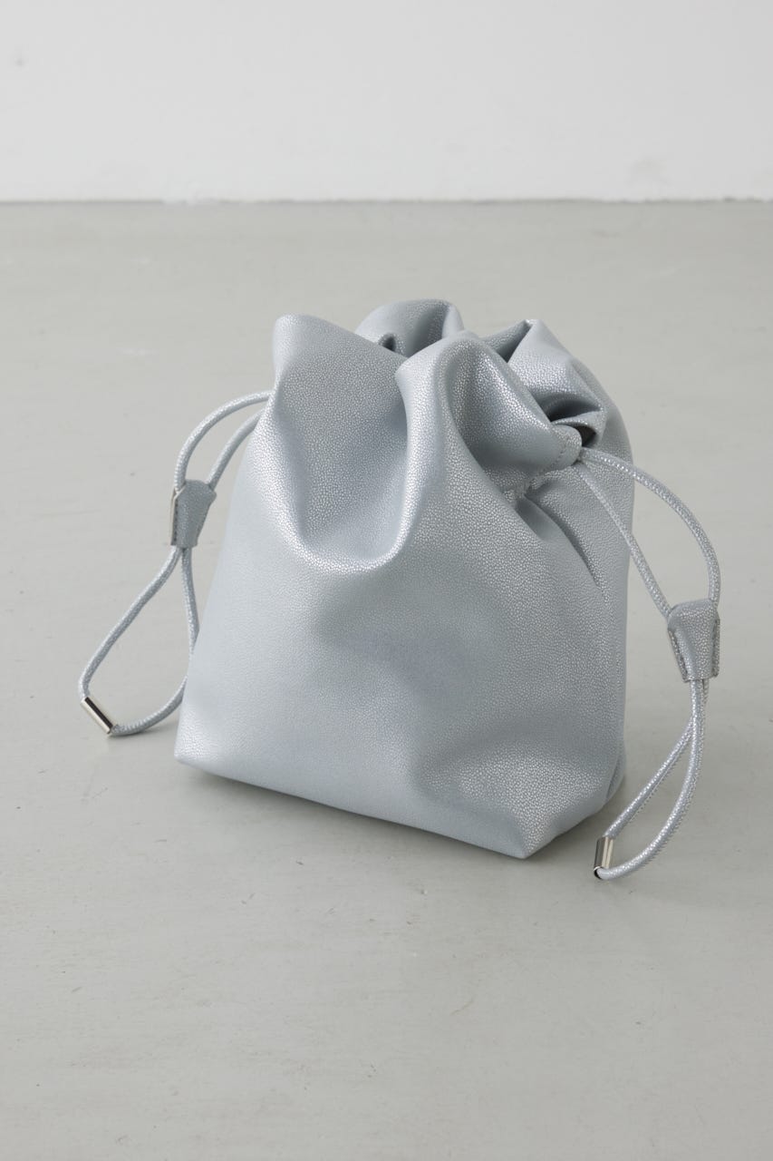 チェーン巾着ショルダーバッグ SLV FREE