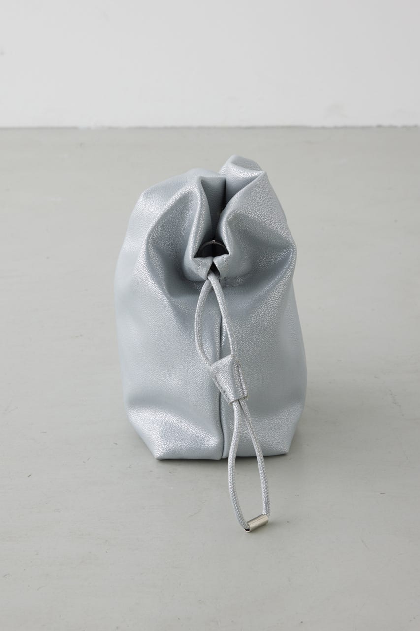 チェーン巾着ショルダーバッグ SLV FREE