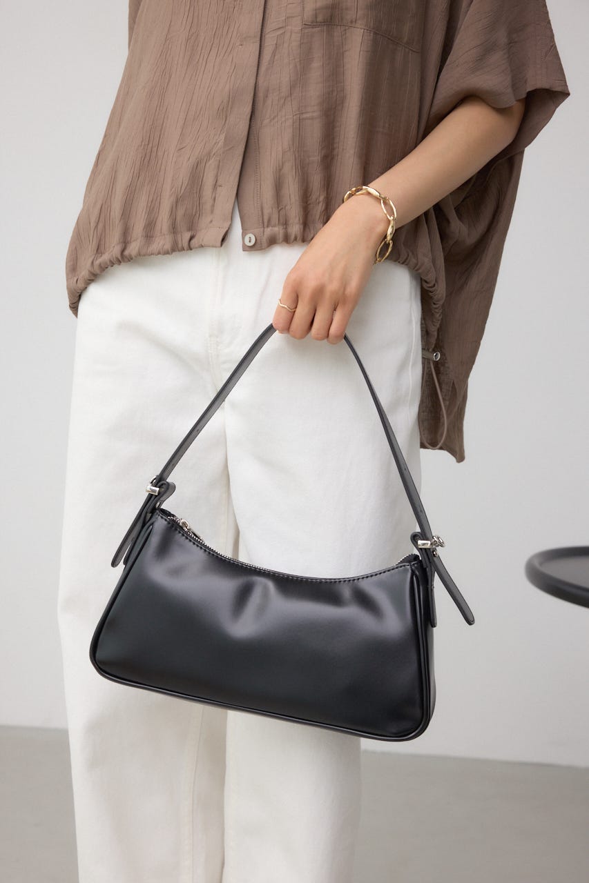 ワンハンドルハンドバッグ BLK FREE