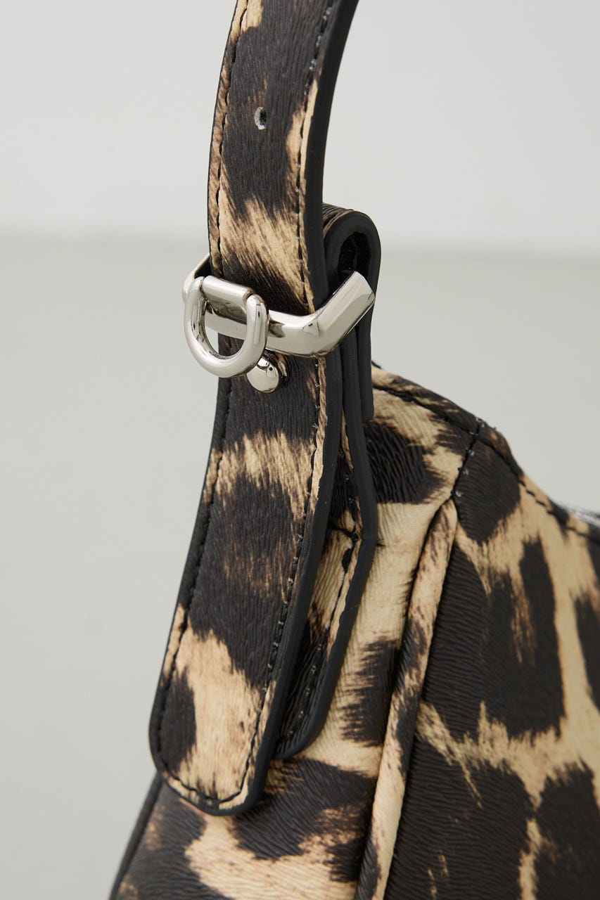 ワンハンドルハンドバッグ 柄BRN FREE