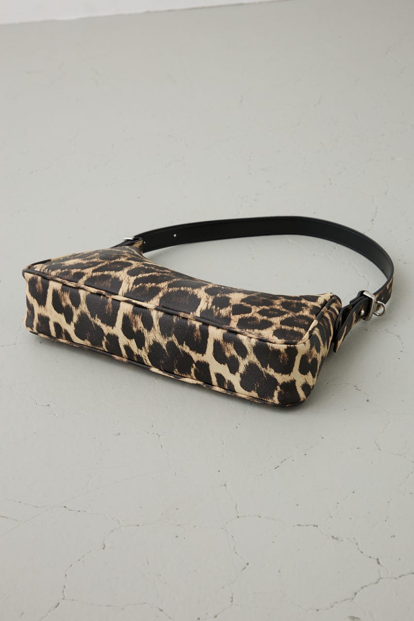 ワンハンドルハンドバッグ 柄BRN FREE