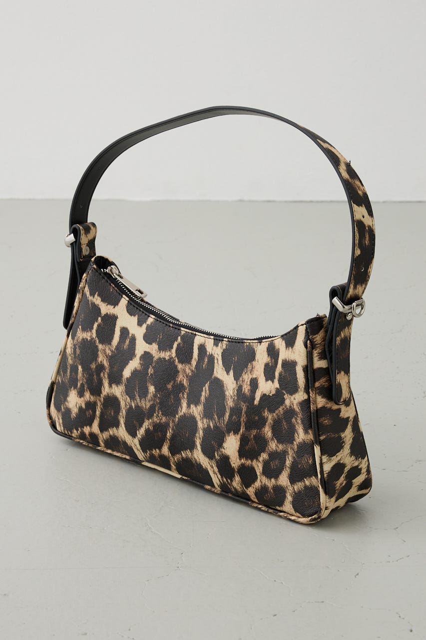 ワンハンドルハンドバッグ 柄BRN FREE