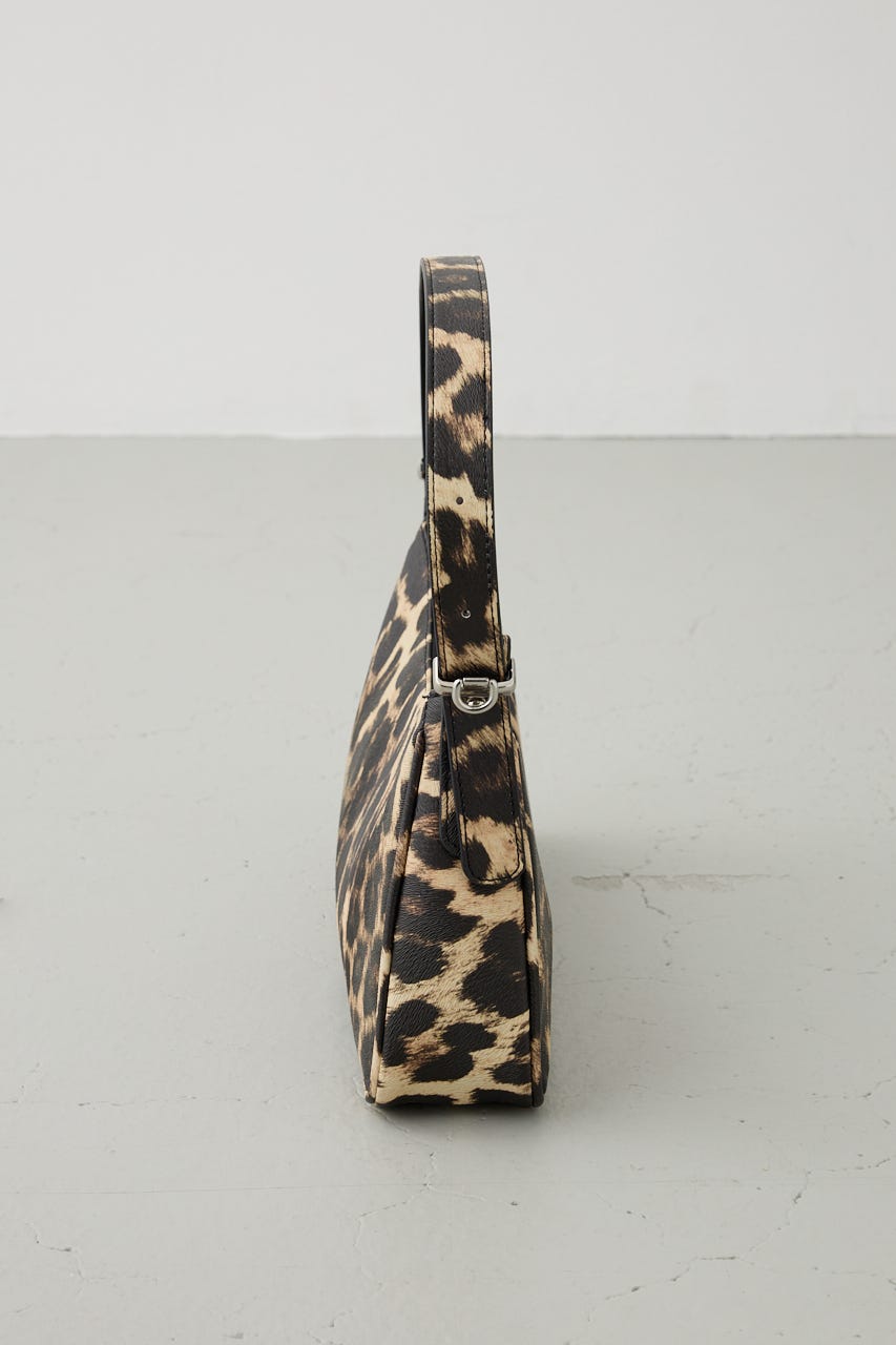 ワンハンドルハンドバッグ 柄BRN FREE