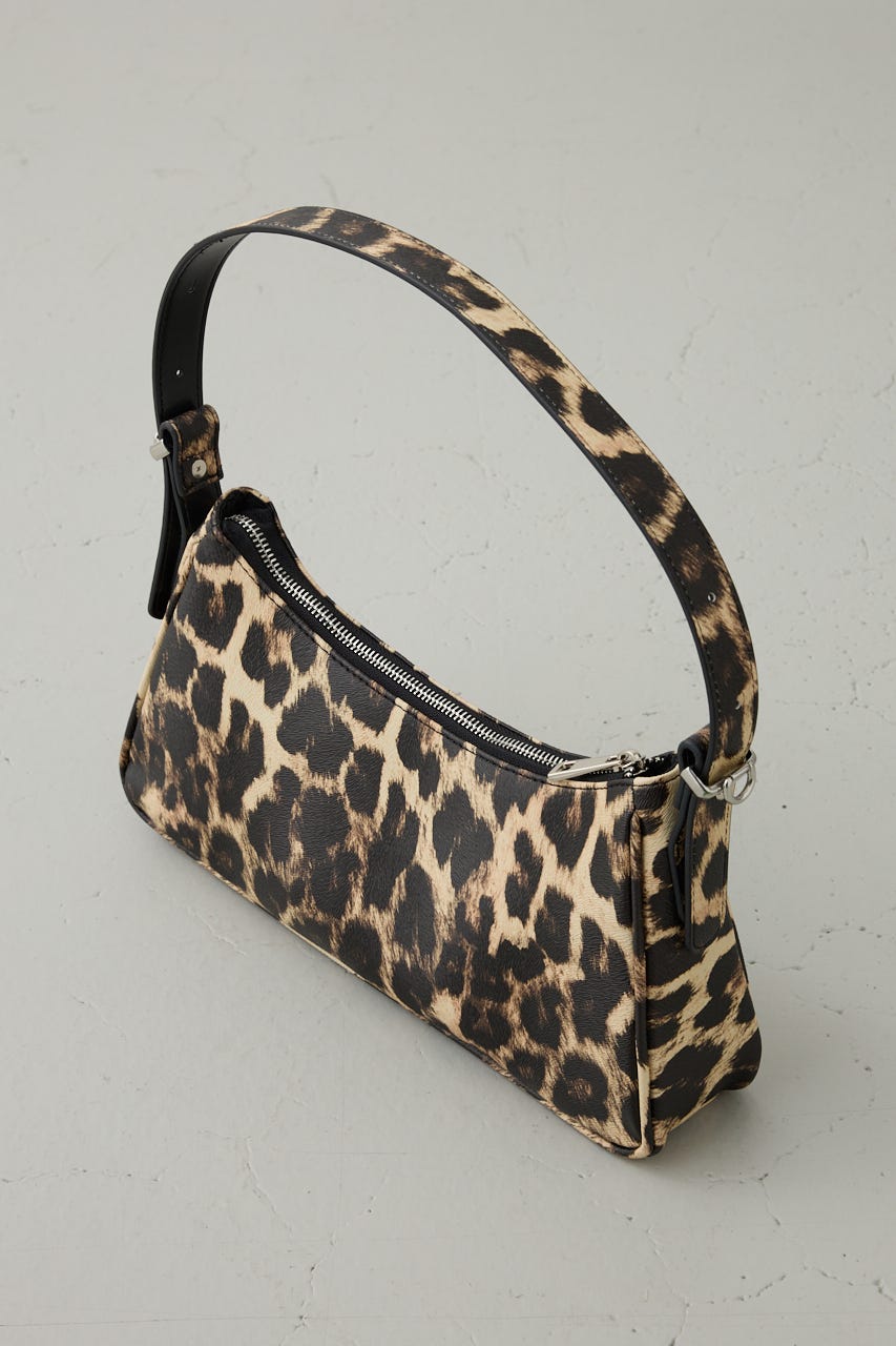 ワンハンドルハンドバッグ 柄BRN FREE