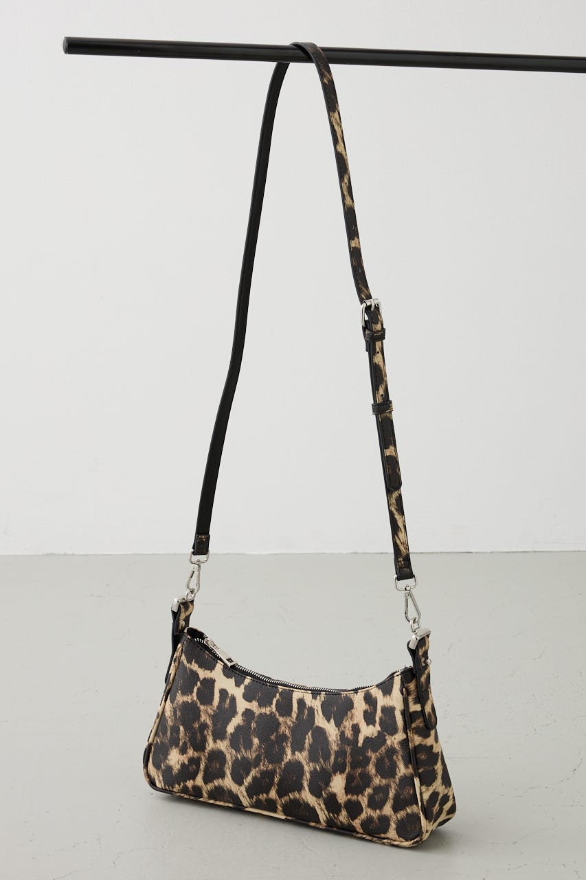 ワンハンドルハンドバッグ 柄BRN FREE