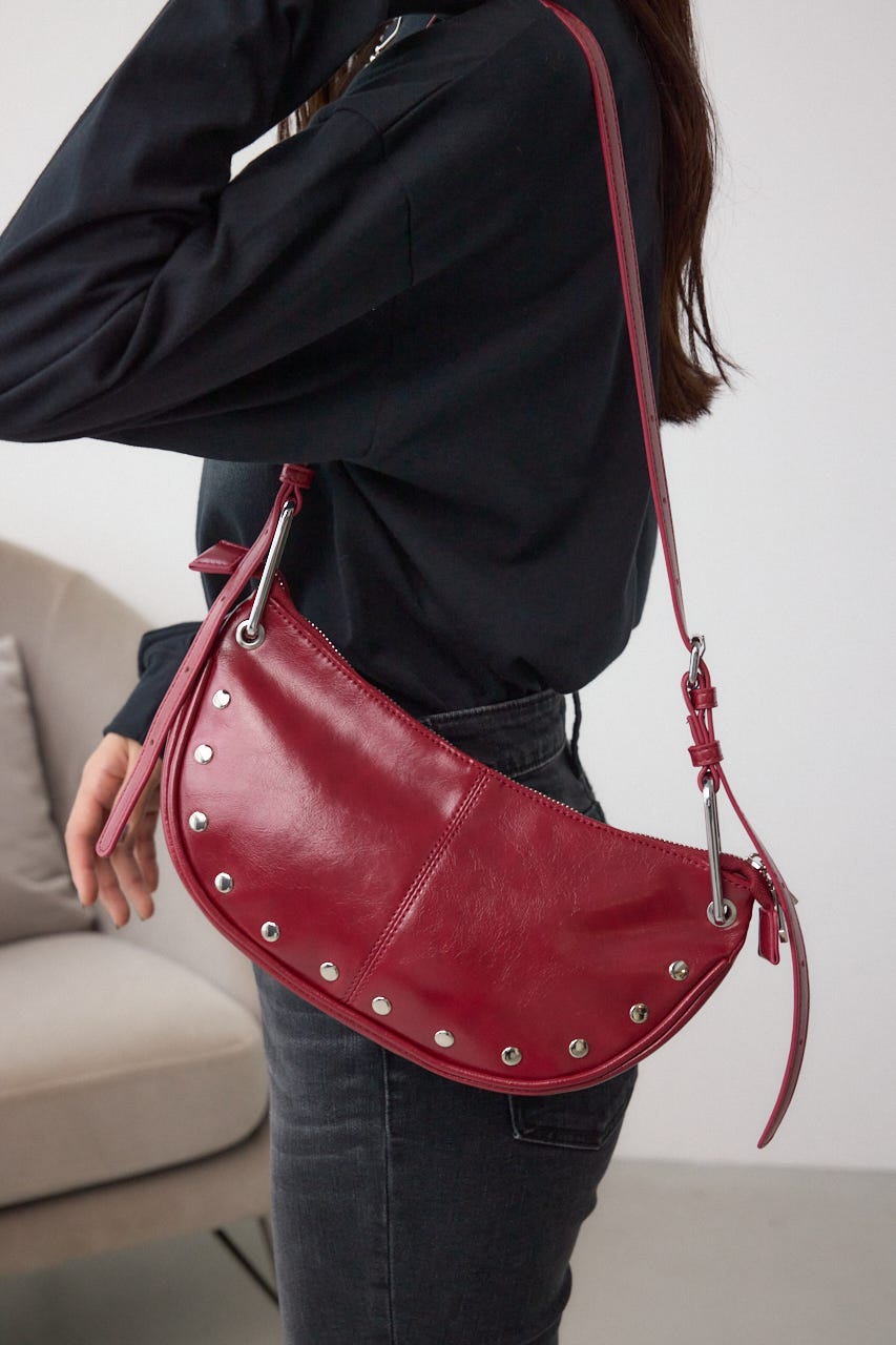 スタッズデザインワンハンドルバッグ BRD FREE