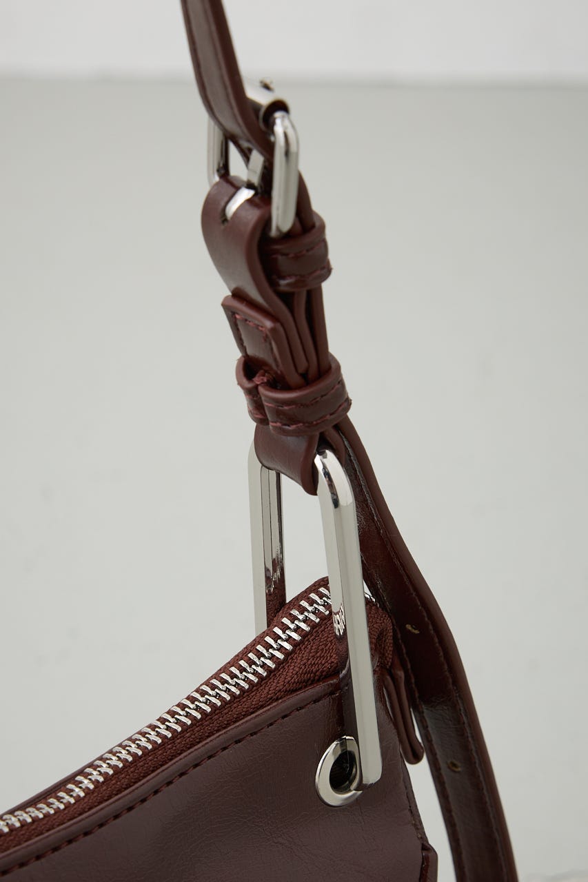 スタッズデザインワンハンドルバッグ BRN FREE