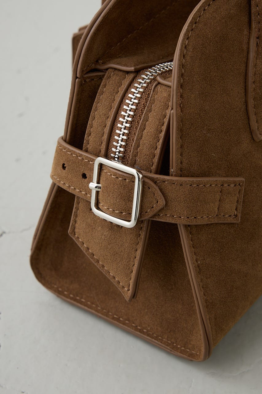 フェイクスエードバッグ BEG FREE