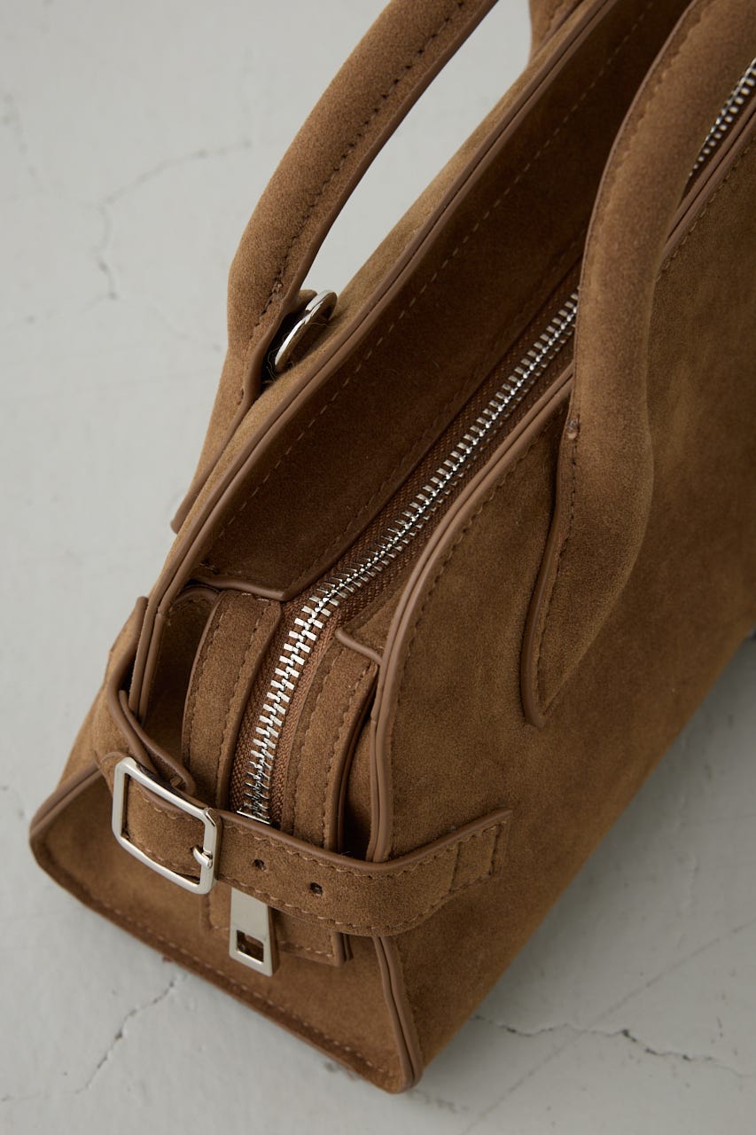 フェイクスエードバッグ BEG FREE