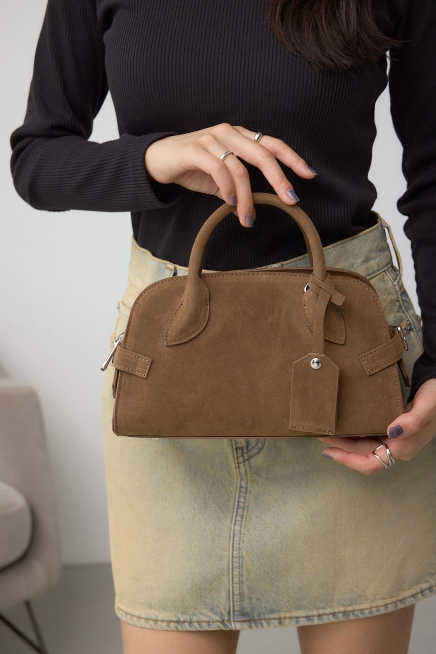 フェイクスエードバッグ BEG FREE