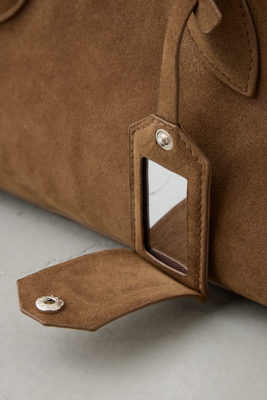 フェイクスエードバッグ BEG FREE