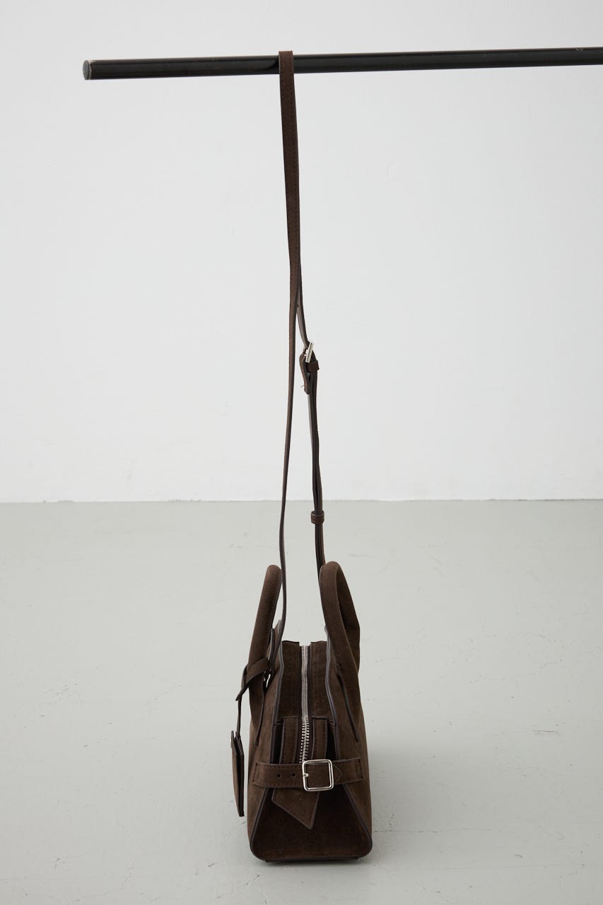 フェイクスエードバッグ BRN FREE